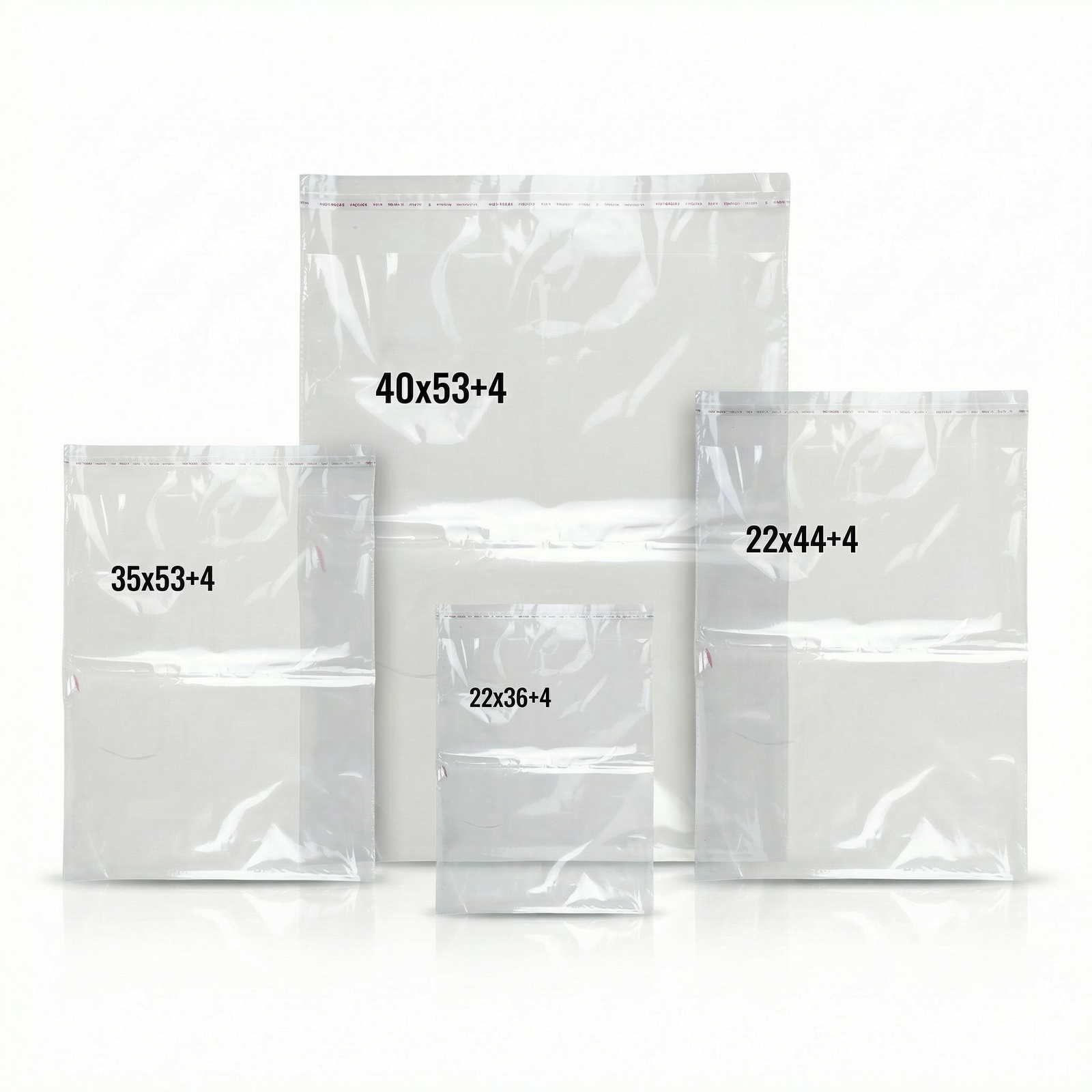 Sachets d’Emballage Industriels Anti-UV en Polypropylène (PP) – Fermeture Adhésive Permanente – Protection UV & Humidité – Plusieurs Dimensions - Image 3